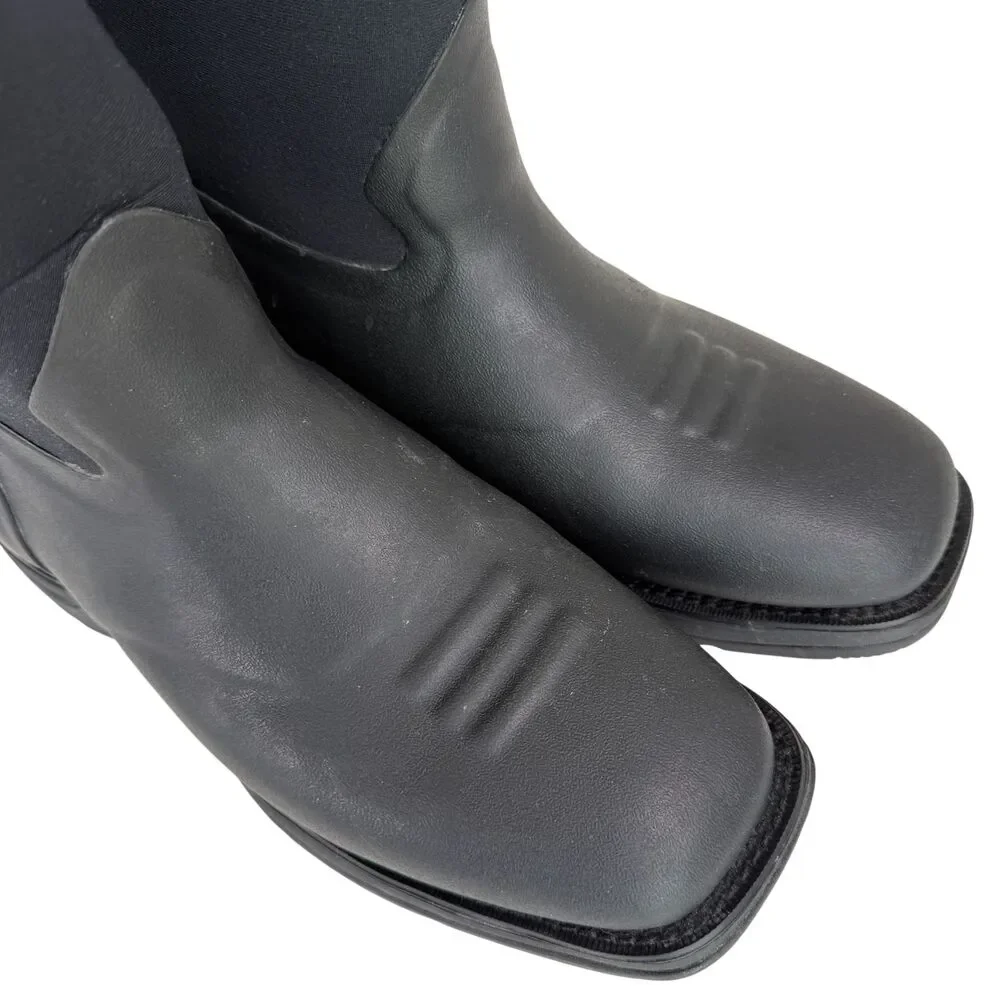 Durango Men's Rebel Rancher Western Waterproof Work Boot Black Size 12W